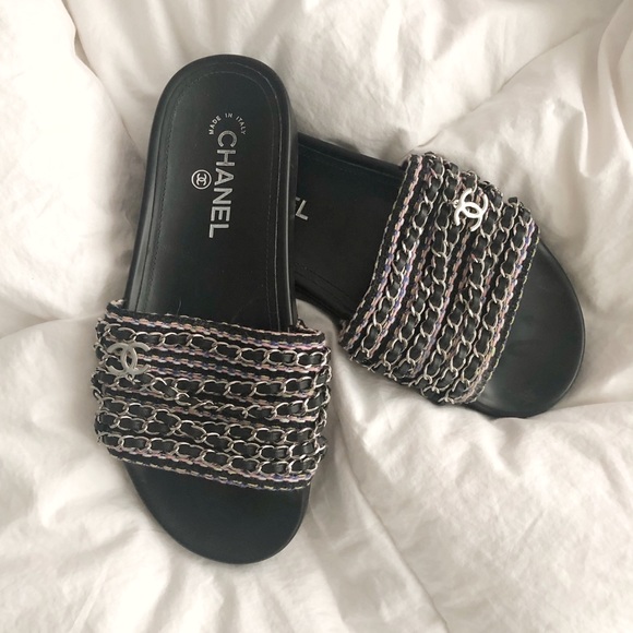 chanel tropiconic sandals
